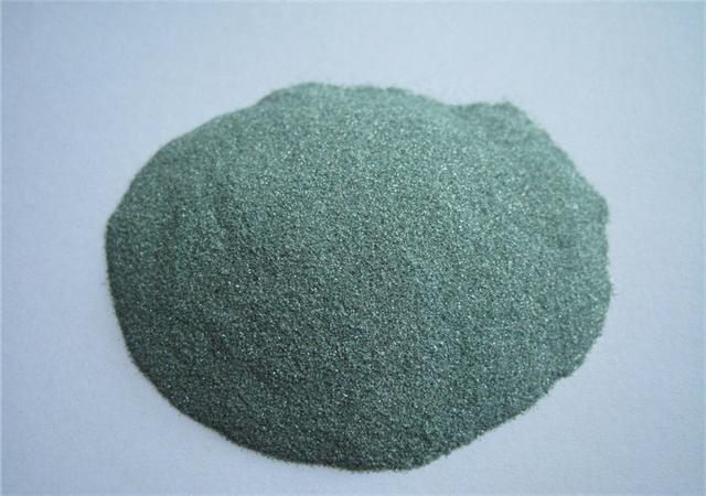 Green silicon carbide powder